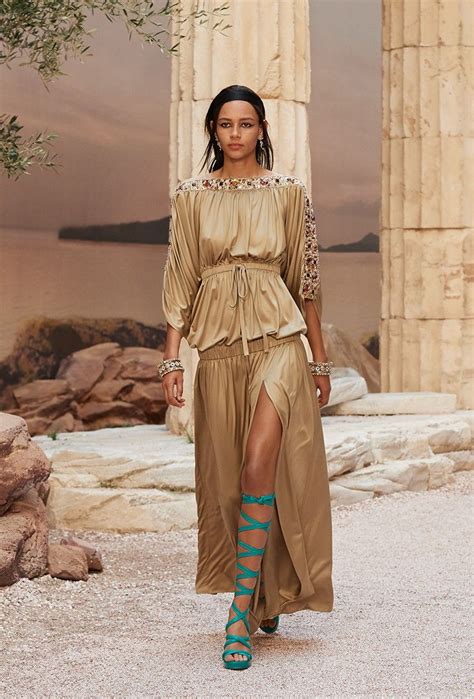 chanel brings ancient greece to paris|Chanel greek goddess.